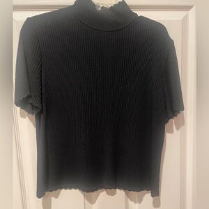 Women’s black St John shell, size medium